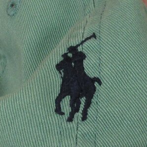 YO16955 POLO RALPH LAUREN ポロ・ラルフローレン キャップ 帽子 グリーン系の画像7