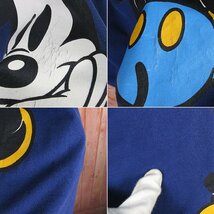 ST10615 DISNEY ディズニー 90s ミッキーマウス Tシャツ USA製 ブルー系 ONE SIZE（クリックポスト可）_画像10