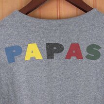ST10683 Papas パパス Tシャツ グレー系 50 L（クリックポスト可）_画像7