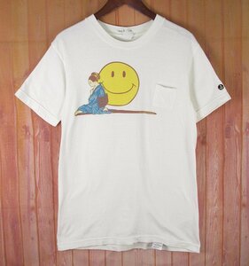 ST10487 JACKSON MATISSE ジャクソンマティス Tシャツ スマイル JM16AW030 ホワイト S（クリックポスト可）