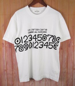 ST10411 COMME des GARCONS コムデギャルソン Tシャツ 10 CORSO COMO ホワイト M 美品（クリックポスト可）
