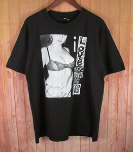 ST10553 90s Old Ghost オールドゴースト Tシャツ I love chicks with big tits Tシャツ 1990 ブラック LG