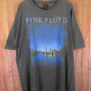 ST10426 90s PINK FLOYD ピンクフロイド Tシャツ WISH YOU WERE HERE BROCKUM ロックT USA製 ブラック系 XL（クリックポスト可）の画像1