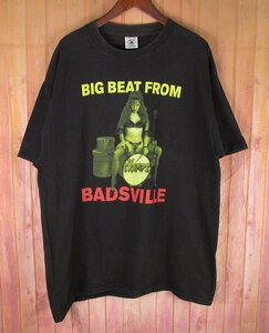 ST10514 90s THE CRAMPS クランプス BADSVILLE Tシャツ DELTA ロックT ブラック XL