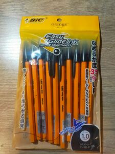 【未開封品】BICボールペン オレンジBIC