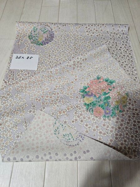 No.100 着物 はぎれ 格安 リメイク たんす保管(正絹含む) 5枚セット バラ売り不可