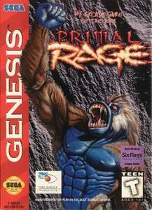 送料無料 北米版 海外版メガドライブ プライマルレイジ GENESIS Primal Rage ジェネシス 