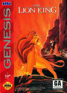 送料無料 北米版 海外版メガドライブ Lion King GENESIS ライオンキング ジェネシス 