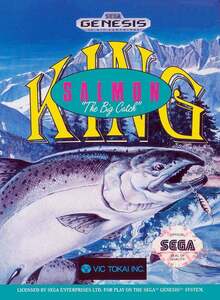 送料無料 北米版 海外版メガドライブ キングサーモン GENESIS King Salmon ジェネシス 箱付き(コンプリート品) 