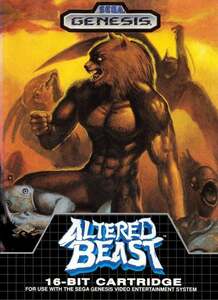 送料無料 北米版 海外版メガドライブ Altered Beast GENESIS 獣王記 ジェネシス 