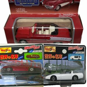 新品未開封　ミニカー3点まとめ売り　世界の名車シリーズ、ウィリー