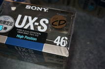 NEW SONY CASSETTE TAPE UX-S 46 4PACK × 4SET 16本 ソニーカセットテープ HIGH TYPE-II 貴重新品未開封未使用品 4本セット４パック_画像9