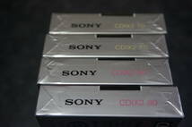 NEW SONY CASSETTE TAPE CDix II 70 × 2 + CDix II 80 × 2 = 4 TYPE-II HIGH POSITION ソニーカセットテープ 貴重な新品未開封未使用品_画像6