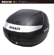 【SHAD/シャッド】リアボックス/トップケース 29L SH29 無塗装ブラック_画像1