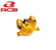RCB正規品/レーシングボーイ 2POTブレーキキャリパー(84mmピッチ) ゴールド シグナスX1～5型(SE12J/SE44J/SEA5J/SED8J)_画像1