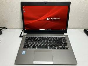  ★ 東芝 dynabook R63/M FHD1,920×1,080 Win11 pro OfficeProlPlus2019 Core i7-8550U 1.8G 16GB SSD512GB カメラ付 ★