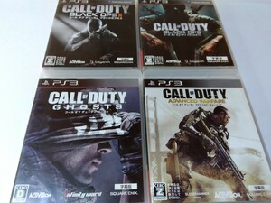 PS3 Call of Duty 4 pcs set black OP s ghost advance do