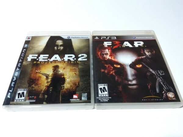 PS3 F.E.A.R.2 FEAR 3 2本セット フィアー 輸入 海外版