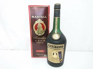 【コレクション放出品】MARTELL マーテル V.S.O.P. MEDAILLON メダイヨン コニャック ブランデー/グリーンボトル/1000ml/洋酒/06KO050131-6