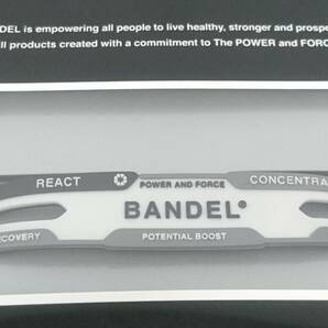 【新品】BANDEL バンデル REACT リアクト ブレスレット＆アンクレット 3点セット/S・Mサイズ/ホワイト×ブラック/アクセサリー/02SH050603の画像3
