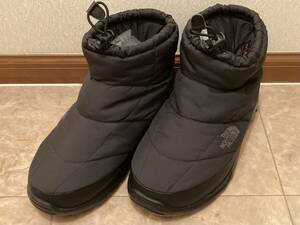 ★ 美品 THE NORTH FACE 616273 ザ・ノースフェイス　ウインターブーツ WATER PROOF THERMOBALL BLACK 黒 28.0cm ★