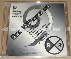 中古日本盤CD Boo Williams EP Japan Edition [1996][RRCD-51] Rhythm Republic Relief Records Chicago House Glenn Underground