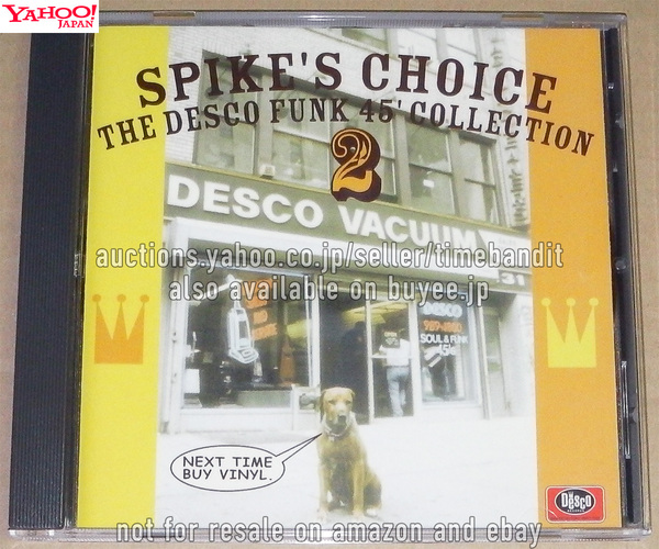 中古輸入CD Spike's Choice 2 The Desco Funk 45 Collection [DSCD 202] Naomi Davis Knights Of Forty First Street Catapult breakbeat