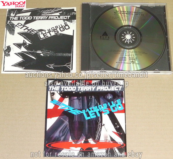 中古日本盤CD Todd Terry Project To The Batmobile Let's Go Bonus +2 Japan Edition [1990][ALCB-39]
