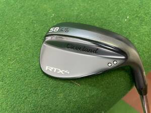 【送料無料】Cleveland RTX4 58/9 MIDソール ブラックサテン仕上げ モーダス105WEDGE リシャフト