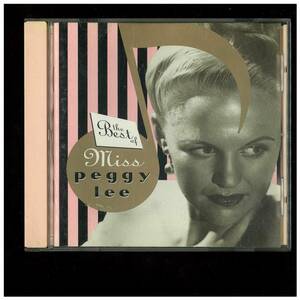 CD☆The Best of Miss Peggy Lee☆ペギー リー☆US盤☆72434-97308-2-3