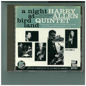 CD☆A Night At Birdland Volume 2☆Harry Allen Quintet☆Nagel-Heyer CD 010