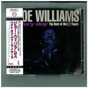 CD☆ジョー ウィリアムス☆ベスト オブ ヴァーヴ イヤーズ☆Joe Williams☆帯付☆POCJ-2260/1