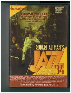DVD☆Robert Altman's Jazz '34☆1997 Rhapsody Films Inc