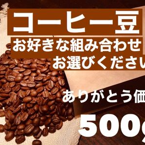 コーヒー豆500g (お好きな組み合わせ選んでください) ※即購入可