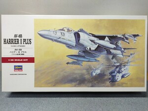 ハセガワ プラモデル 1/48 AV-8B ハリアーⅡ プラス （アメリカ海兵隊 攻撃機） PT28 未組立 管116