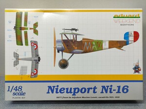 eduard エデュアルド WEEKEND EDITION プラモデル 1/48 ニューポール Nieuport Ni-16 未組立 管127