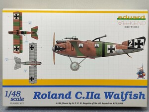 eduard エデュアルド WEEKEND EDITION プラモデル 1/48 ローランド Roland C.Ⅱa Walfish 未組立 管129