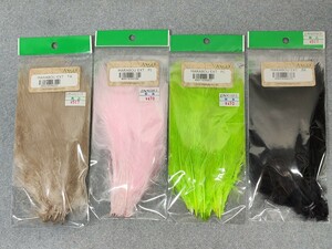 ANGLE MARABOU EXT TA/PI/FC/BK 4 позиций комплект шерсть крюк / fly material / fly материалы труба 162