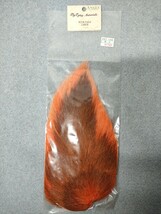 アキスコ　ハックテールラージ OR/BUCK TAILS LARGE OR　毛鉤/フライマテリアル/フライ素材 管156_画像1