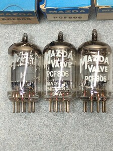 真空管　MAZDA PCF806　3本セット　動作未確認 ジャンク扱い 管S13