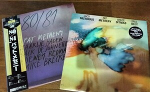 パット メセニー、ジャコ パストリアス、80/81 国内盤、輸入盤 LP 2枚、pat metheny.jaco pastorius　