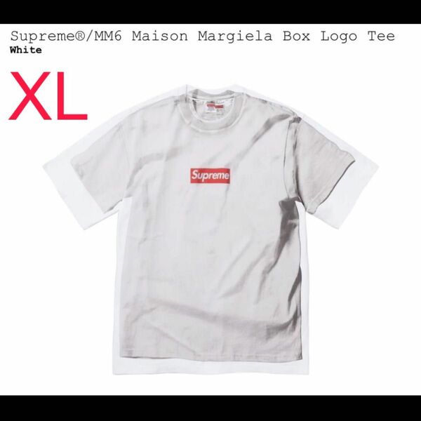 Supreme x MM6 Maison Margiela Box Logo Tee