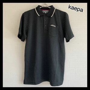 kappa カッパ ポロシャツ 半袖 襟付き Tシャツ ゴルフ 普段着 スポーツ 半袖ポロシャツ ボーダー柄 ゴルフウェア 速乾