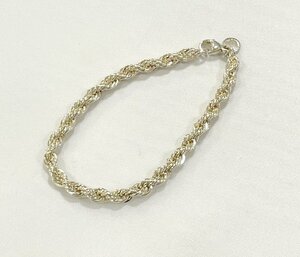 * superior article TIFFANY&Co. Tiffany twist rope chain bracele silver 925
