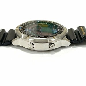 ☆希少 電池交換済み CASIO SKY WALKER カシオ スカイウォーカー SKY-1100 シルバー × ブラック デジタル ヴィンテージ 腕時計の画像4