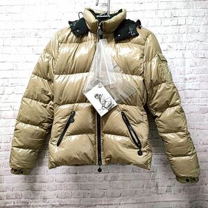 MONCLER　モンクレール BADIA DOWN HOODIE　ダウンジャケット　0　45308 50 68950　カーキベージュ