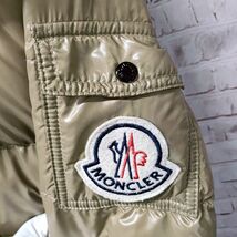 MONCLER　モンクレール BADIA DOWN HOODIE　ダウンジャケット　0　45308 50 68950　カーキベージュ_画像10