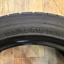 [813]165/55R15 75H Economist ATR-K 2019年製 中古 4本セット エコノミスト_画像8