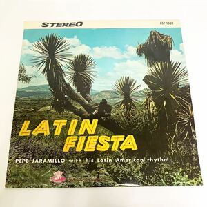 赤盤 LP レコード ペペ・ハラミジョ PEPE JARAMILLO ラテンの祭典 LATIN FIESTA ASP 1002 ■RL089