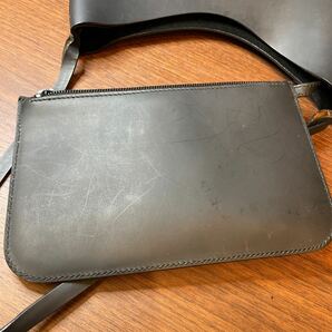 A5/【中古品】GUCCI ワンショルダーバック ビジネス レザー ブラック 大容量 ショルダーバッグ グッチ ファッション ブランドの画像3